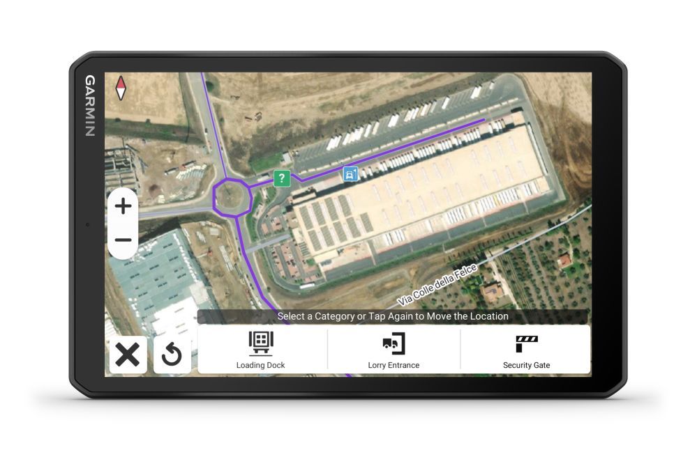Car navigation Garmin dezl LGV820 8″ GPS Truck Sat Nav