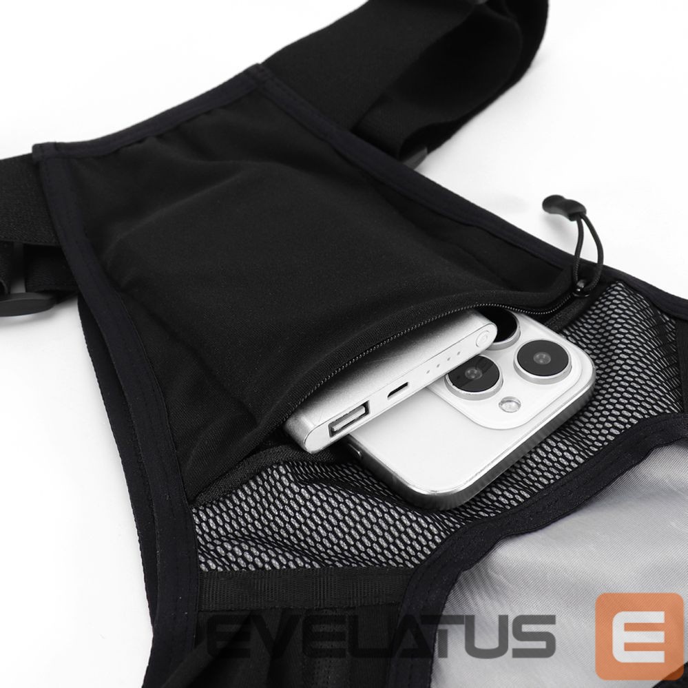 The others Wozinsky Wozinsky WKDB1 Reflective Running Vest - Black