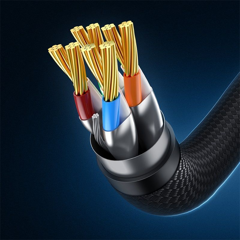 Other Computer Accessory Baseus Baseus fast internet cable RJ45 cat.7 10Gbps 5m braided black