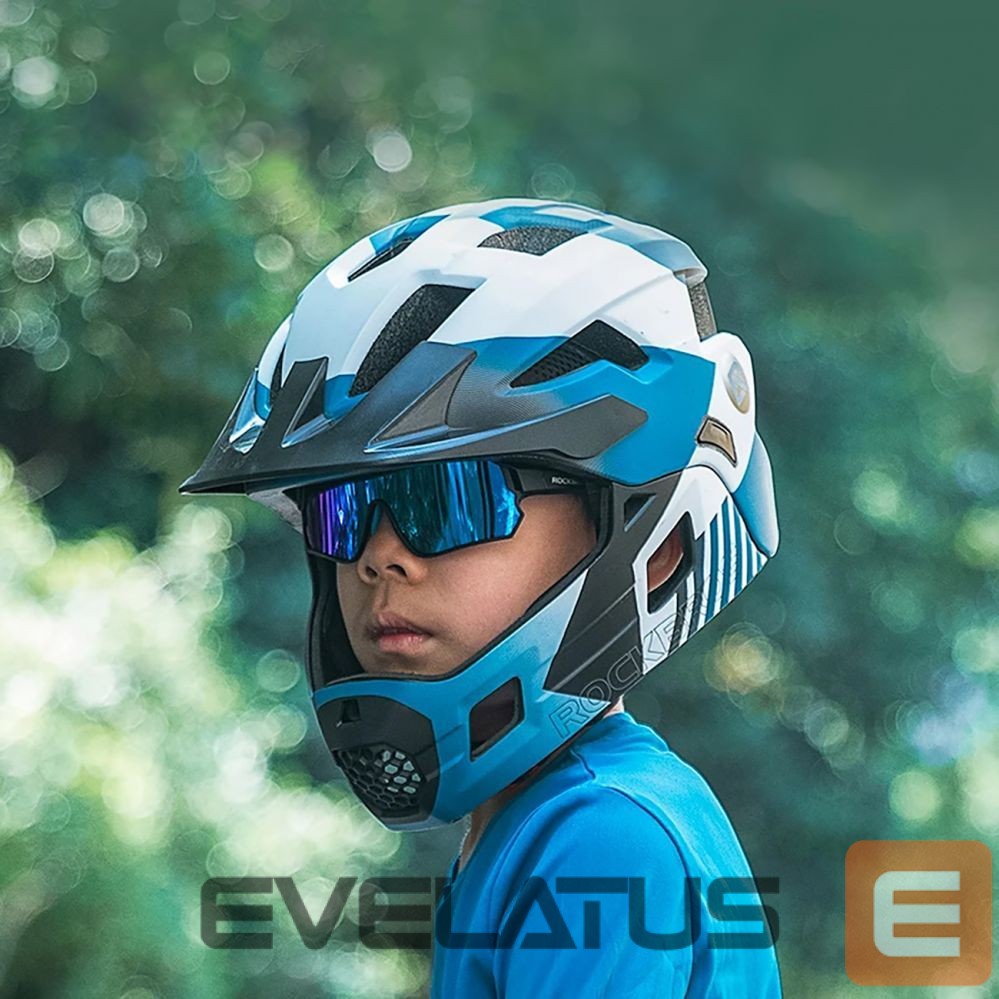 Bicycle accessory Rockbros Rockbros 14110009001 polarized cycling glasses for children 8-14 years old - black and blue