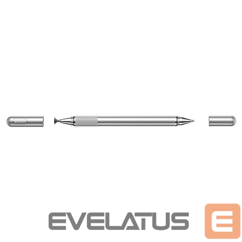 Puutepliiats Baseus Baseus Golden Cudgel ACPCL-0S double-sided stylus for tablets, phones with gel pen - silver