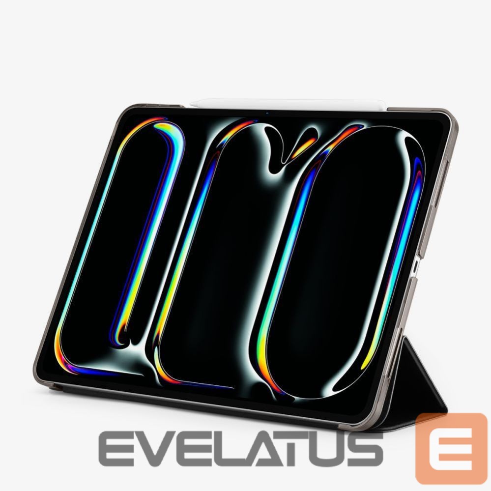 Back panel cover Spigen Spigen Smart Fold iPad Pro 11" 2024 Case - Black