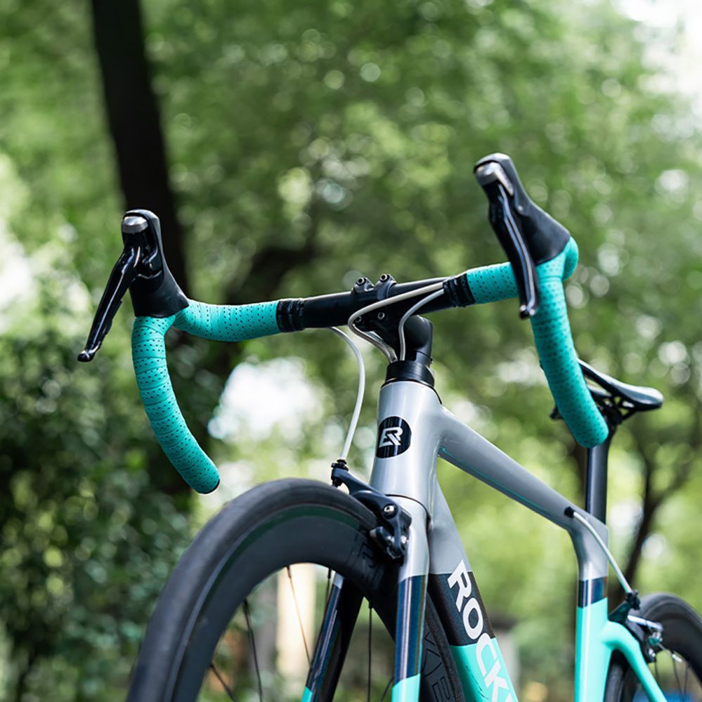 Jalgratta tarvik Rockbros Rockbros Perforated Silicone Handlebar Tape - Orange