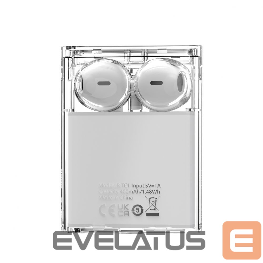 Kõrvaklapid Joyroom TWS Joyroom JR-TC1 IceLens Series wireless headphones with LED lights - white