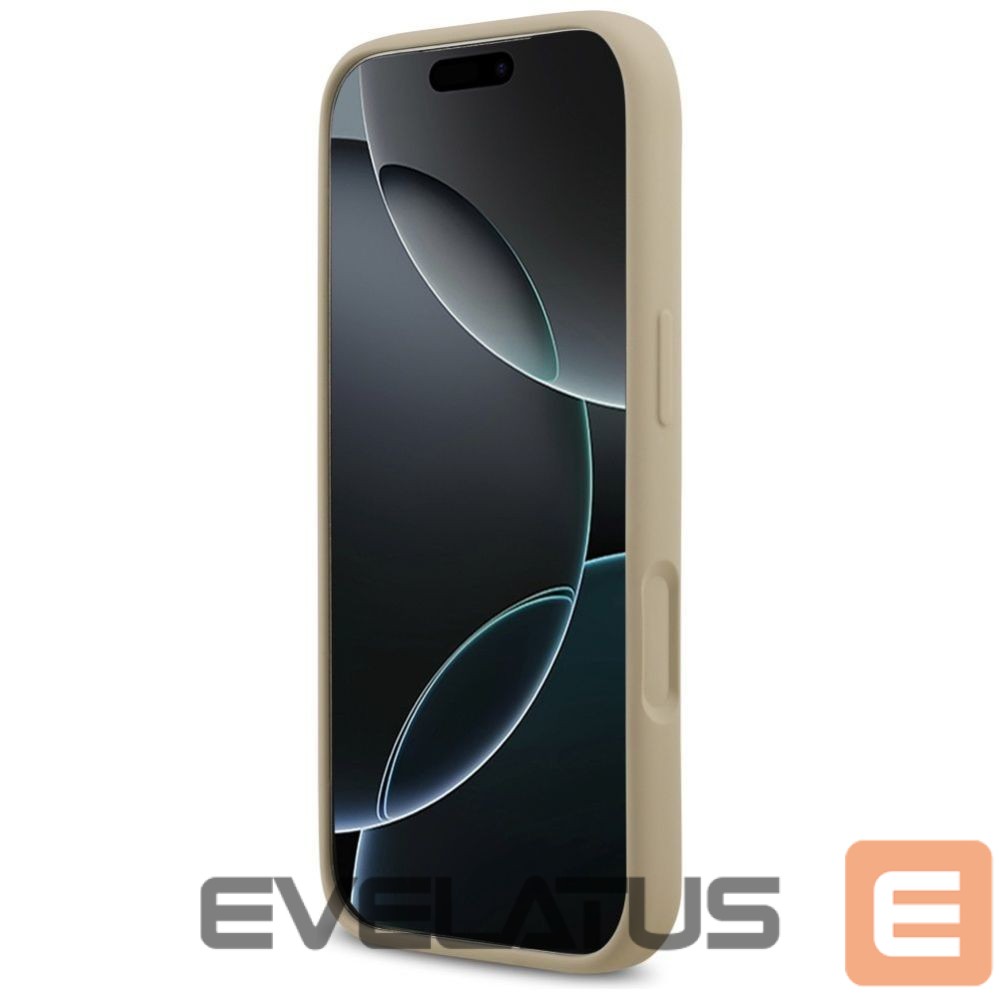 Tagakaaned Karl Lagerfeld Apple KARL LAGERFELD case for IPHONE 17 Pro compatible with MagSafe KLHMP17LSKIGROW (Silicone W/ KL Sketch & Logo) brown Brown