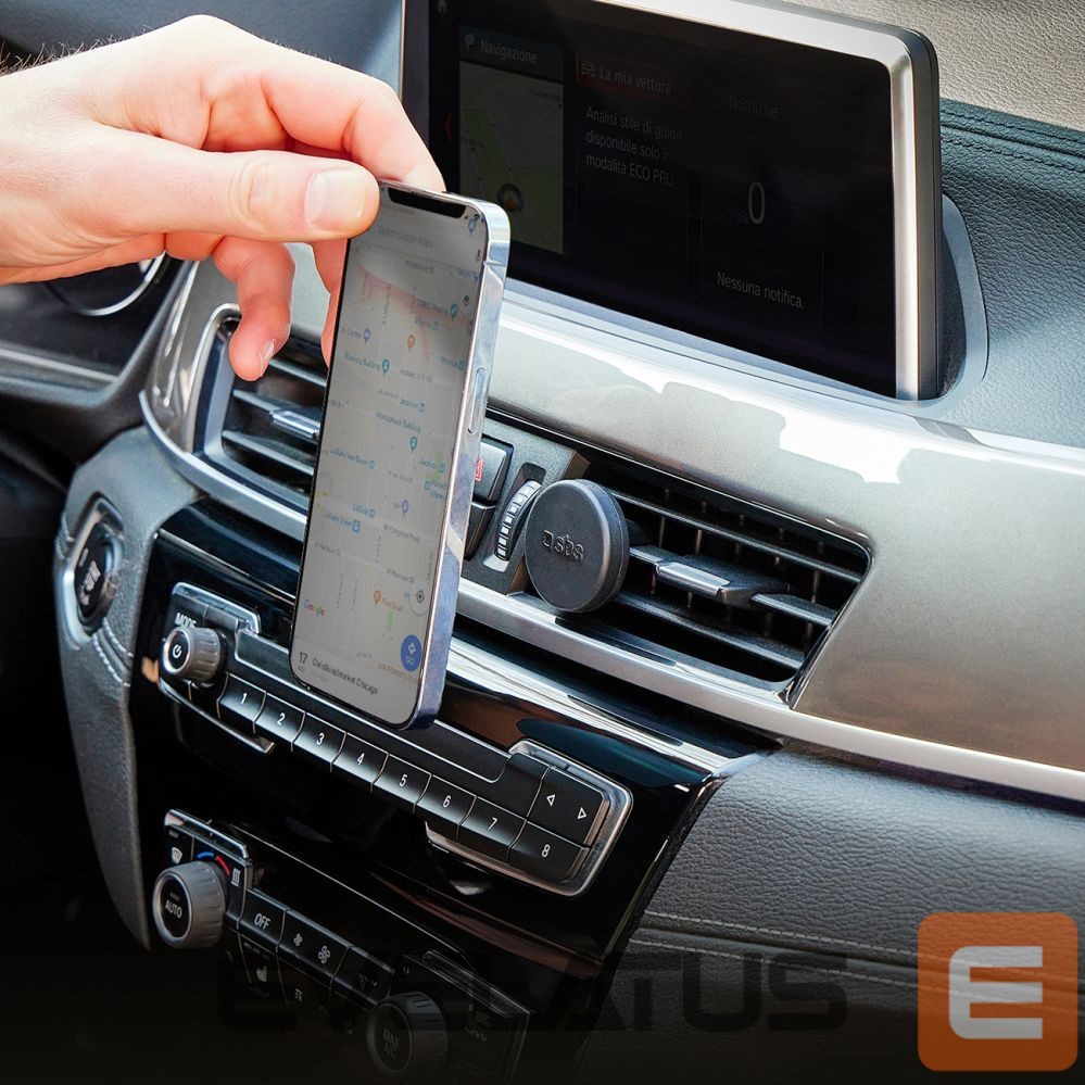 Auto holder SBS SBS TESUPPUNIVAIRMAG smartphone holder compatible with MagSafe, for air vent - black