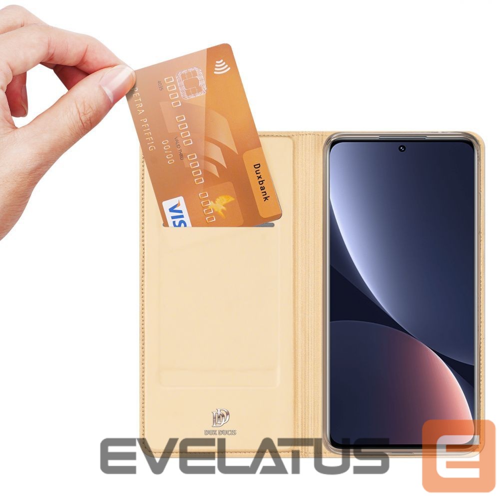 Back panel cover Dux Ducis Dux Ducis Skin Pro Holster Cover Flip Cover for Xiaomi 12 Pro gold