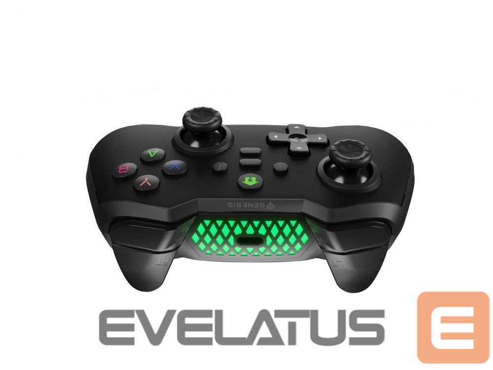 Computer chairs / desks Genesis Mangan 400 Gamepad, Black, Wireless