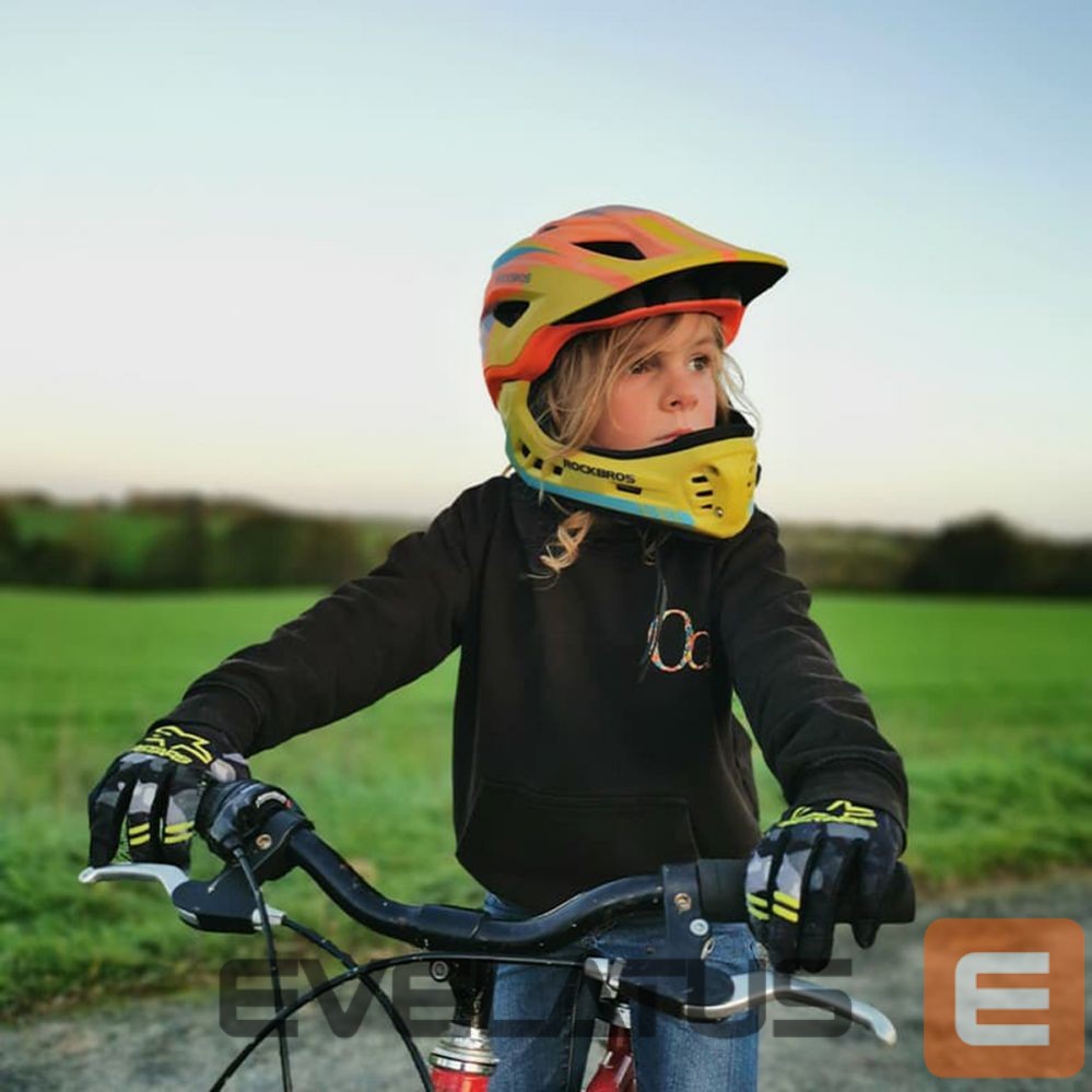 Teine toode Rockbros Children's bicycle helmet with detachable visor Rockbros TT-32SOYB-S size S - yellow-orange