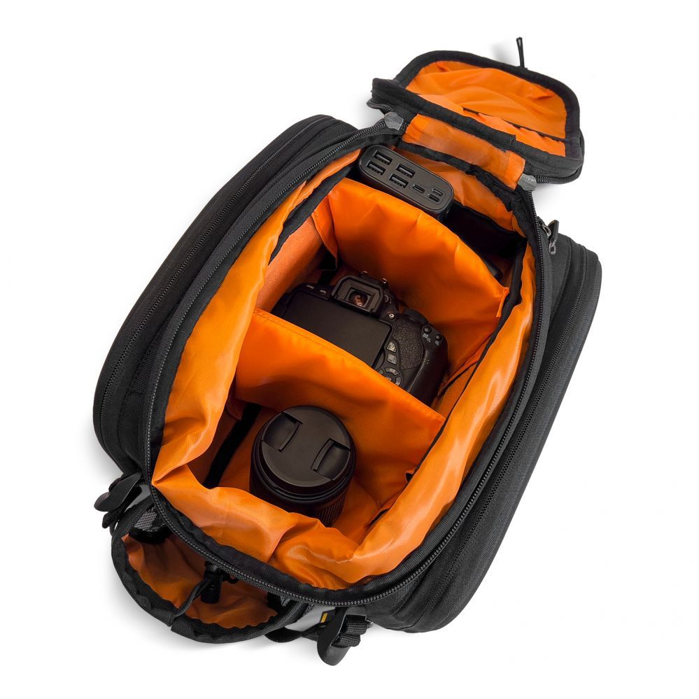 Bicycle accessory Wozinsky Wozinsky roomy bike carrier bag 35L (rain cover included) black (WBB19BK)