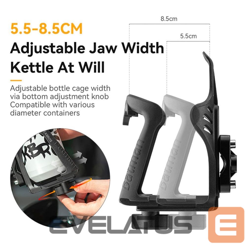 Jalgratta tarvik Rockbros Rockbros 31210008002 handlebar bottle holder - black