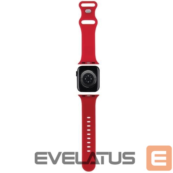 Dirželis Hello Kitty Hello Kitty Silicone Kitty Head strap for Apple Watch 38/40/41mm - red