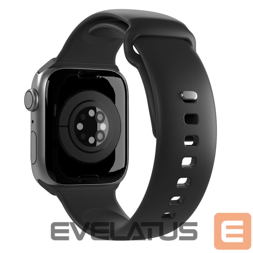 Strap Puro Puro Icon Silicone Strap for Apple Watch 42 / 44 / 45 / 49 mm - Black (2 pcs.)