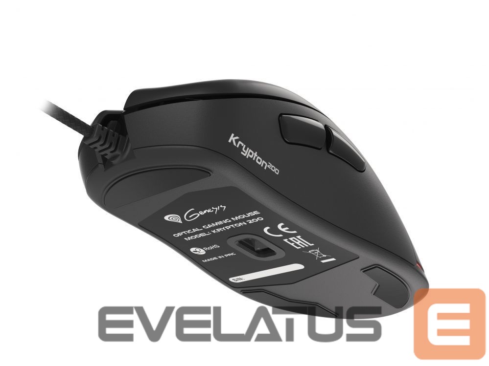 Datora pele Genesis Gaming Mouse Krypton 200 Black