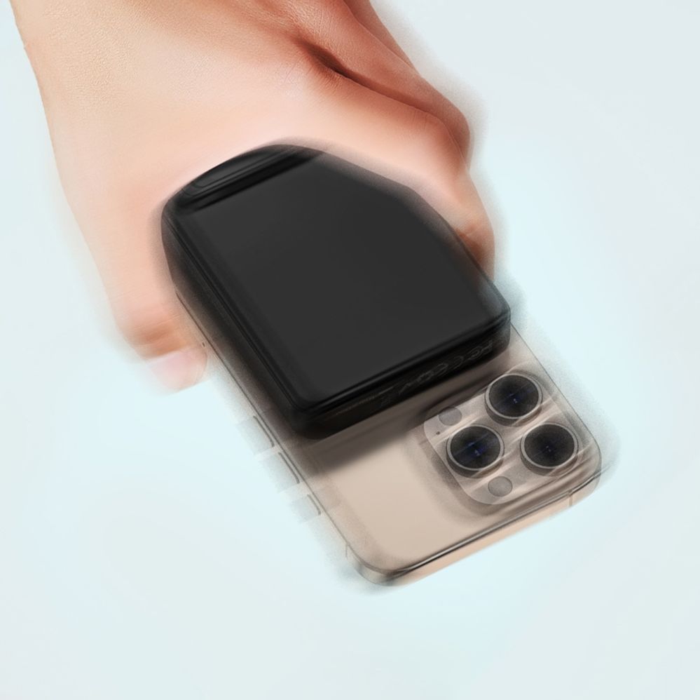 Ārējais akumulators Wozinsky Powerbank Wozinsky WLWP-10KA0Y3S 22.5W PD Qi2 10000 mAh, with stand, 1x USB-A, 1x USB-C - black