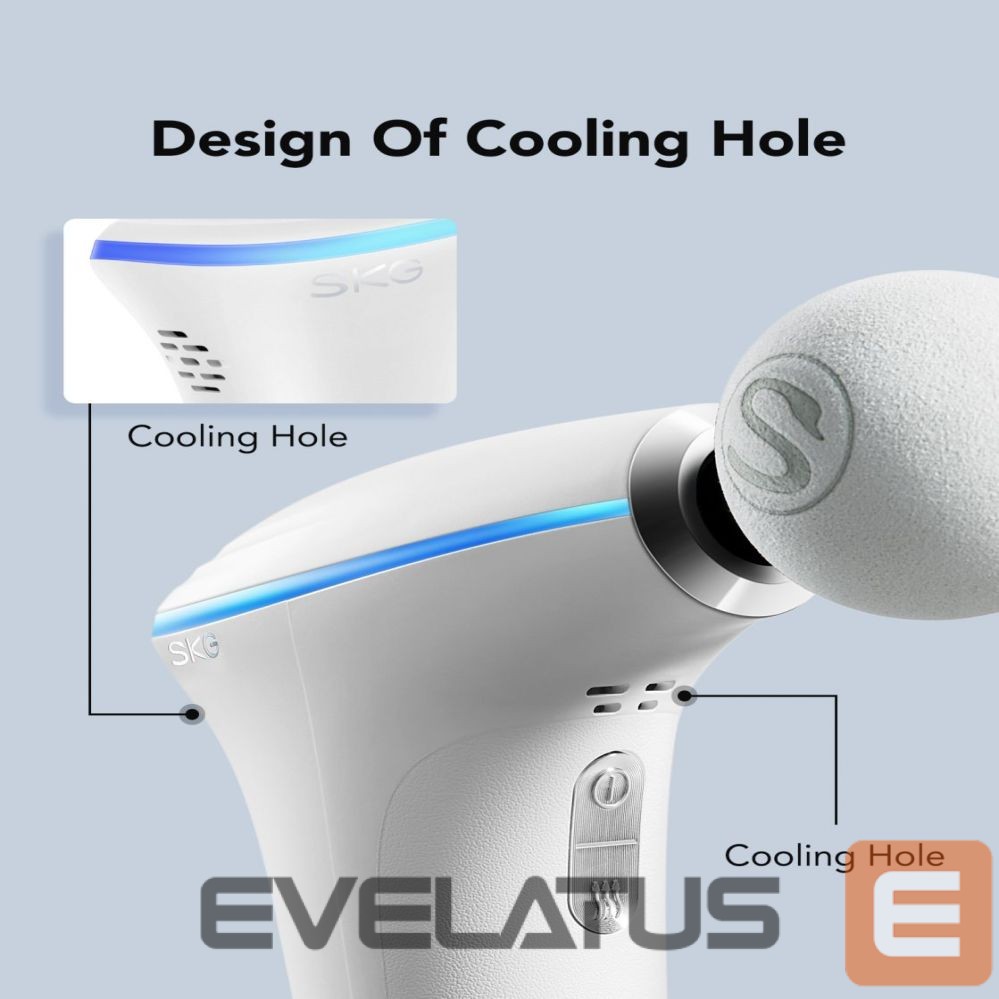 Masāžas ierīces SKG SKG F5-EN massage gun for the whole body - white