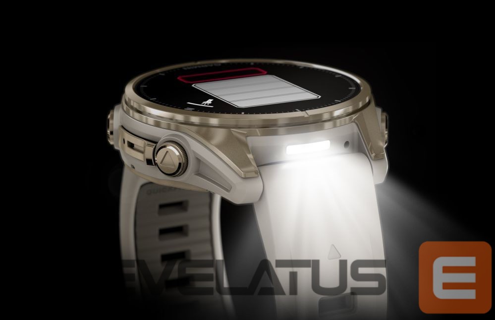 Nutikell Garmin Fenix 8 – 43 mm, AMOLED Sapphire, Soft Gold with Fog grey/dark sandstone silicone band/ 010-02903-11