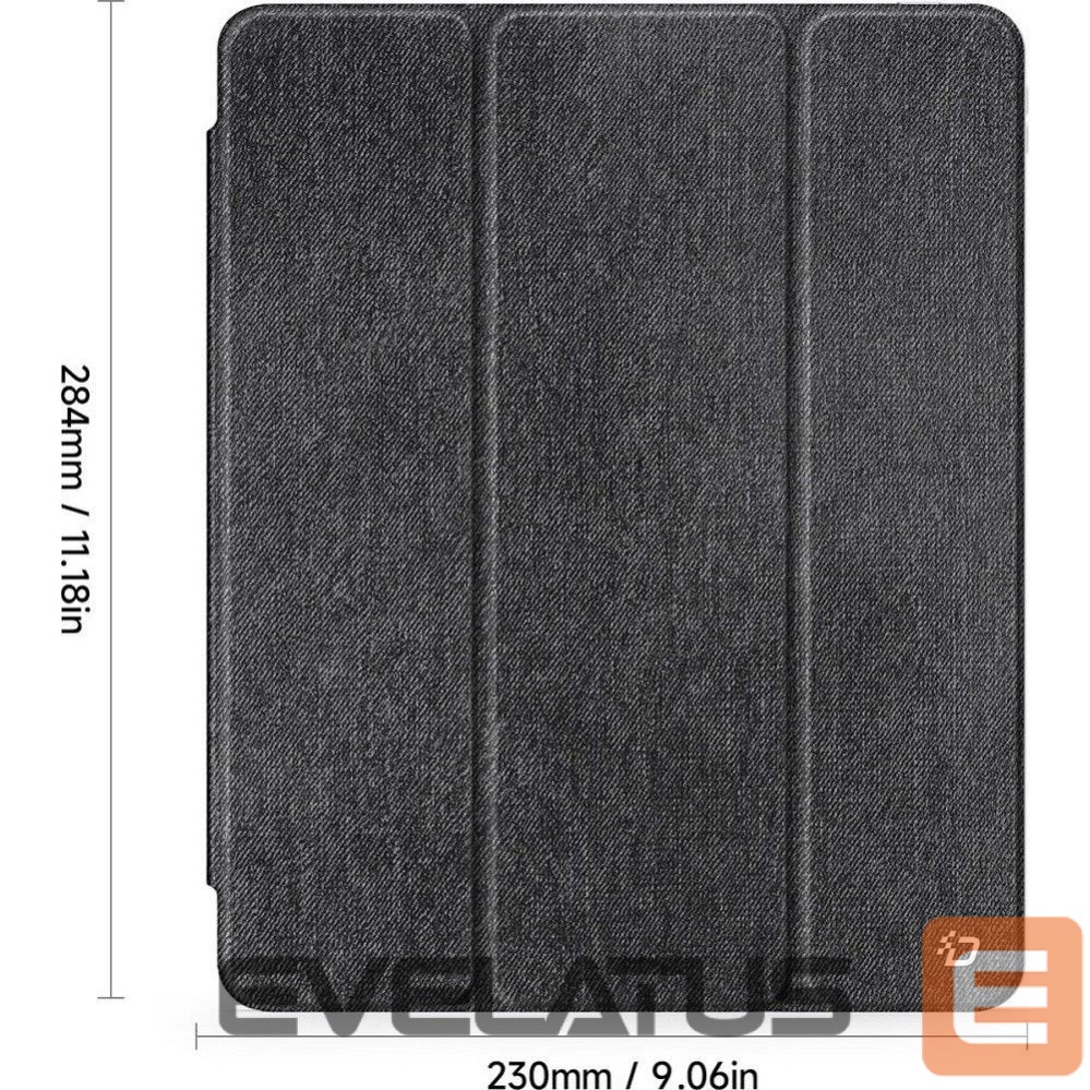 Kaaned Dux Ducis DUX DUCIS case UNID foldable with pencil storage for iPad Air 13 (2024) / Pad Pro 12.9 (2018/2020/2021/2022) black