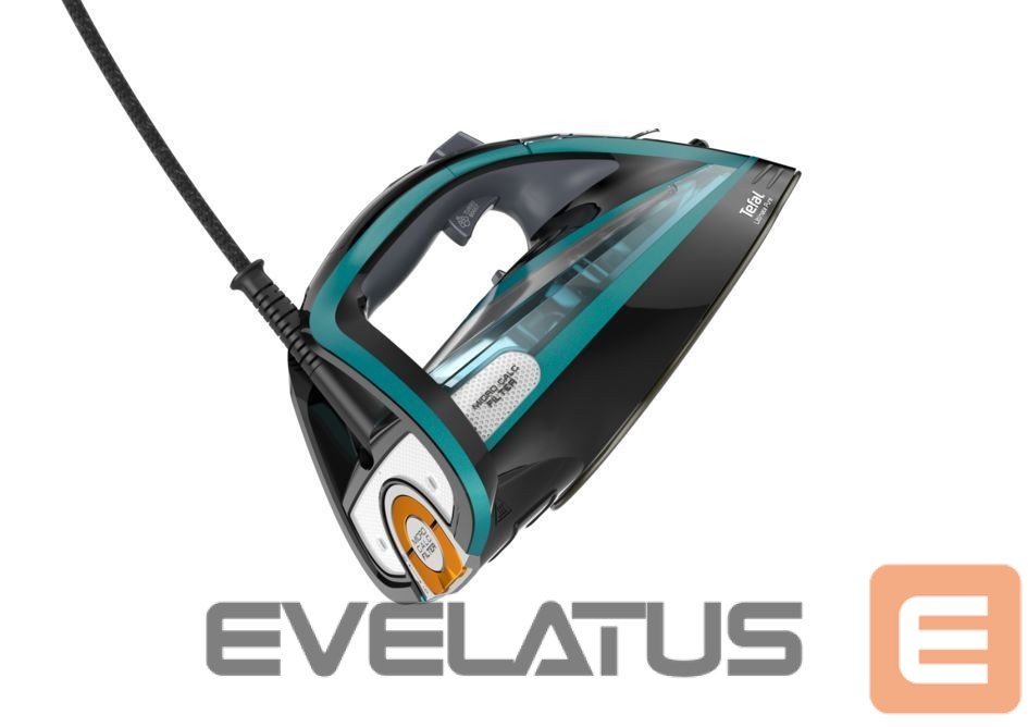 Triikrauad TEFAL | Ultimate Pure FV9844E0 | Steam Iron | 3200 W | Water tank capacity 350 ml | Continuous steam 60 g/min | Steam boost performance 250 g/min | Blue/Black