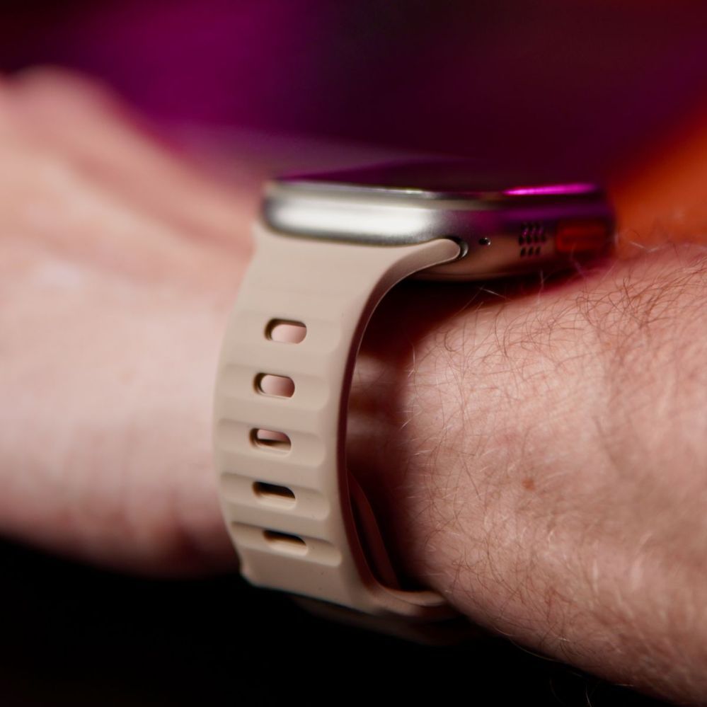 Strap Evelatus Watch 42/44/45 Sport Silicone Loop Black