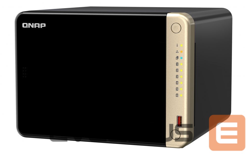 Mälupulk QNAP 6-Bay desktop NAS TS-664-8G N5095 4-core, Processor frequency 2.9 GHz, 8 GB, DDR4, 2x 2.5 Gigabit Ethernet Port, 2 x M.2 2280 PCIe Gen 3 x1, 2 x USB 3.2 Gen 2Type-A, 1x HDMI