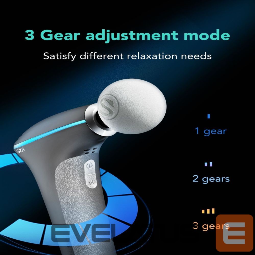 Massaažiseadmed SKG SKG F5-EN massage gun for the whole body - gray