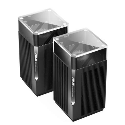 Ruuterid Asus Wireless Wifi 6E Tri-band Gigabit Router ZenWiFi Pro ET12 (2-Pack) 802.11ax, 1148+4804+4804 Mbit/s, 10/100/1000/11000 Mbit/s, Ethernet LAN (RJ-45) ports 3, MU-MiMO Yes, No mobile broadband, Antenna type Internal