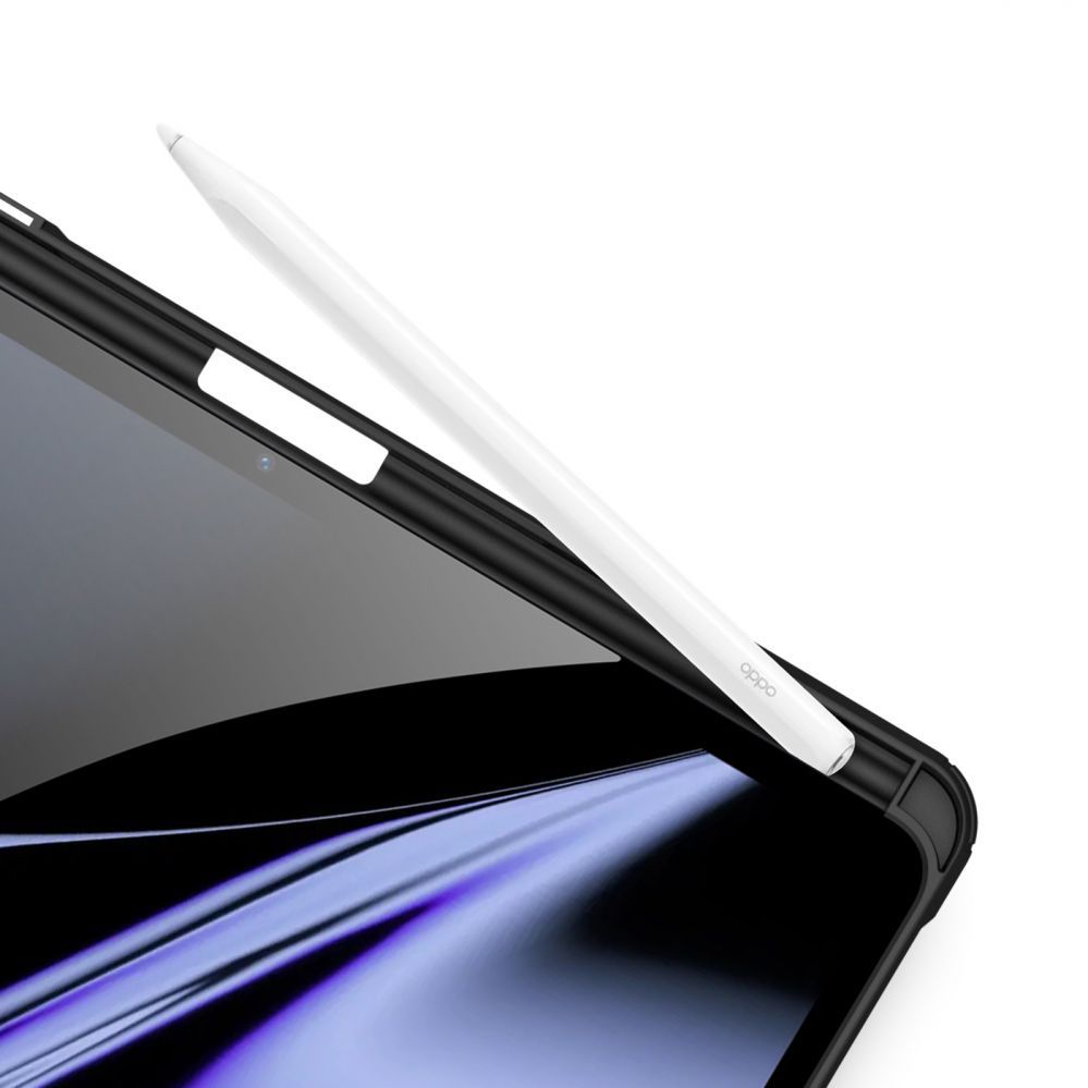 Tagakaaned Dux Ducis Dux Ducis Toby Armored Flip Smart Case for Oppo Pad with Stylus Holder Black