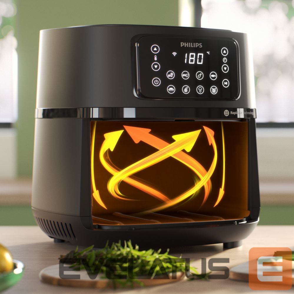 Настольный гриль Philips HD9285/93 5000 Series XXL Connected Air Fryer, Black |