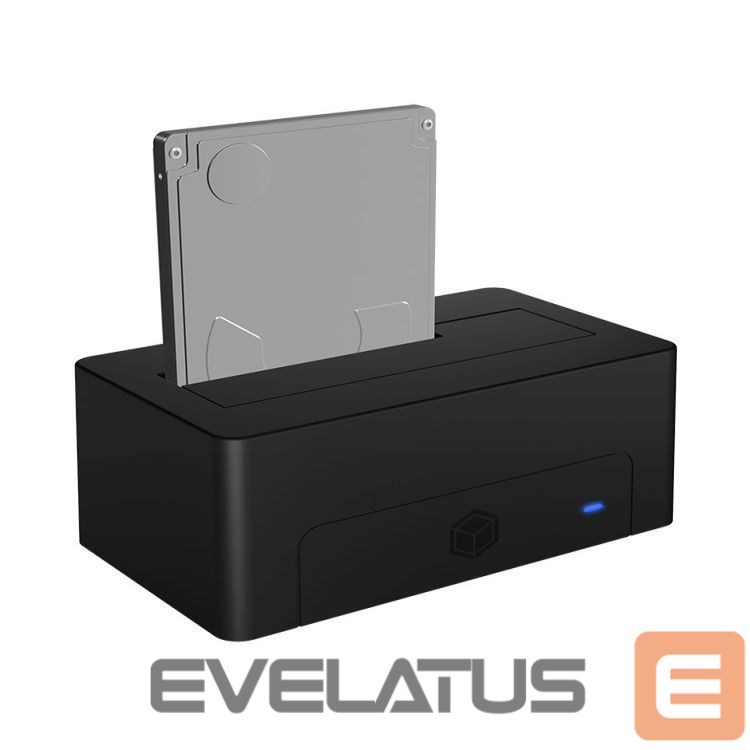 Cita datorprece Raidsonic Icy Box IB-1121-U3 DockingStation for 1x 2.5"/3.5" SATA I/II/III, USB 3.2 Gen 1, Power Supply, Black