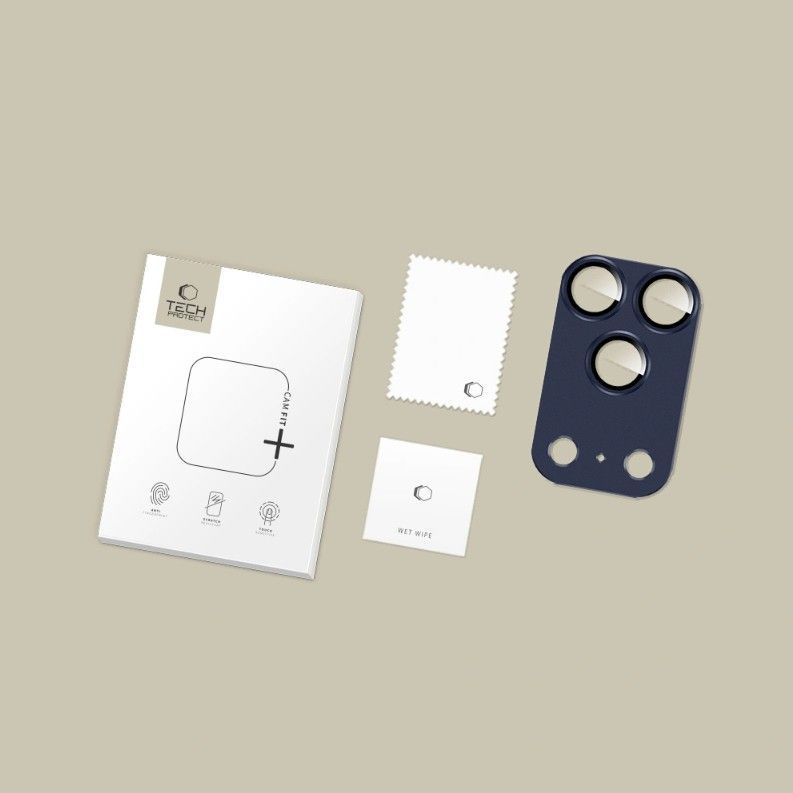 Protective glass Tech-Protect Apple IPHONE 17 PRO MAX TECH-PROTECT CAMFULL FIT Deep Blue