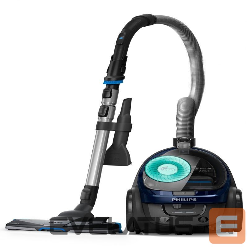 Putekļusūcējs Philips Vacuum cleaner PowerPro Active FC9556/09 Bagless, Power 750 W, Dust capacity 1.5 L, Blue