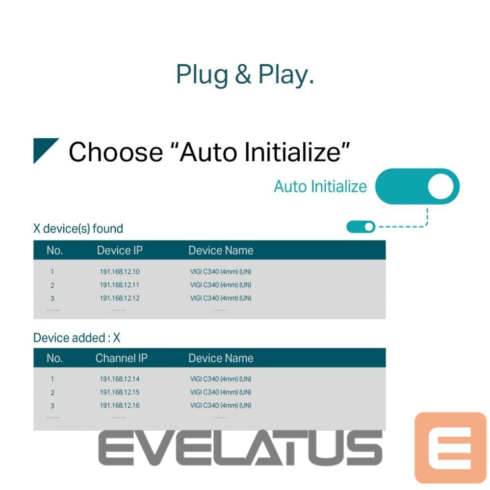 аксессуары для наблюдения TP-Link NET VIDEO RECORDER 4CH/VIGI NVR1104H-4P