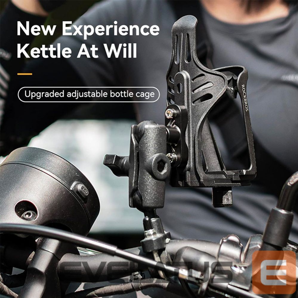 Jalgratta tarvik Rockbros Rockbros 31210008002 handlebar bottle holder - black