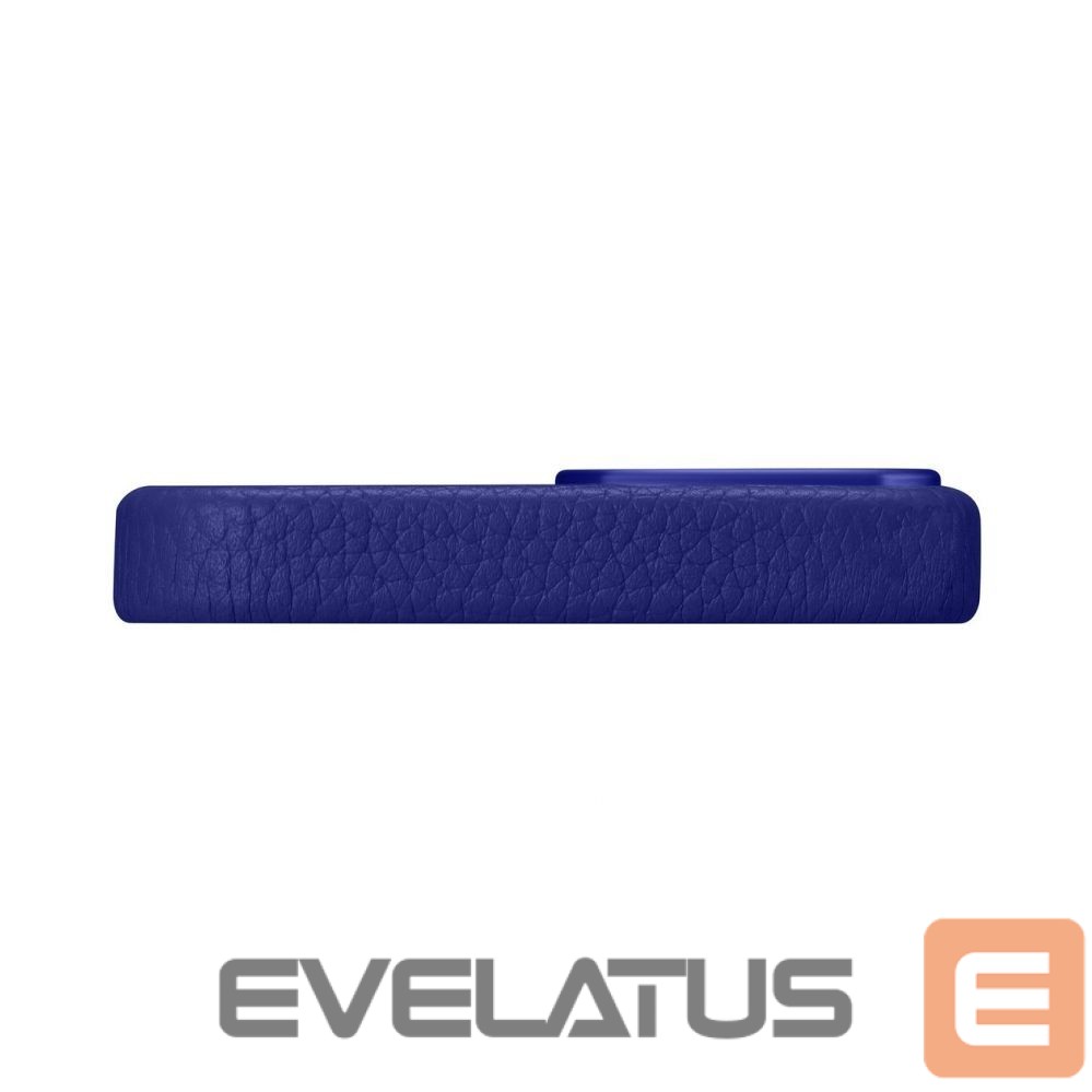 Tagakaaned iCarer iCarer Litchi Premium Leather Case iPhone 14 Plus Magnetic Leather Case with MagSafe Dark Blue (WMI14220711-DB)