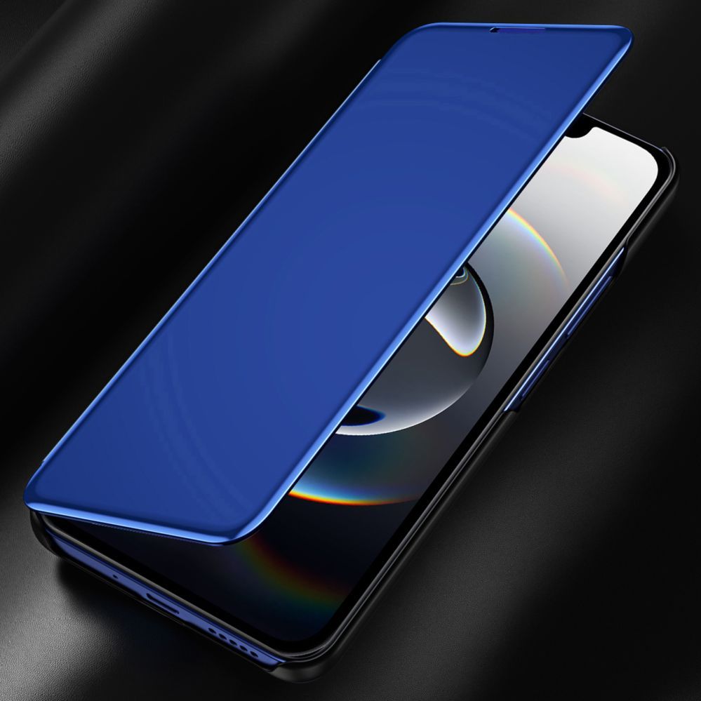 Nugarėlės dėklai Hurtel Clear View Case for iPhone 16e Flip Cover - Blue