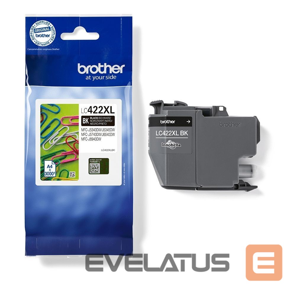 Tarvikud ja tarvikud Brother LC422XLBK Ink Cartridge, Black