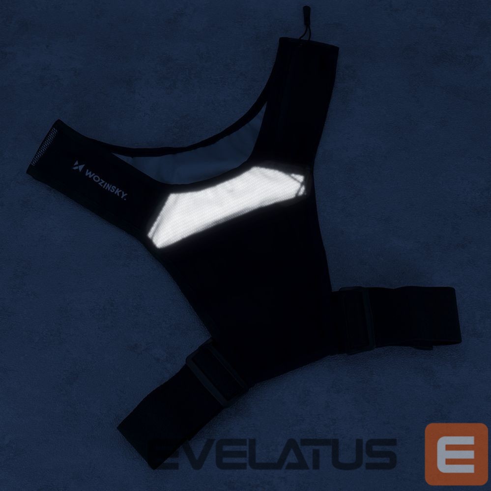 The others Wozinsky Wozinsky WKDB1 Reflective Running Vest - Black