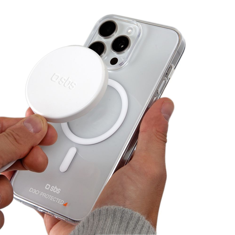 Nugarėlės dėklai SBS SBS D3O MagSafe Case for iPhone 15 Pro - Clear