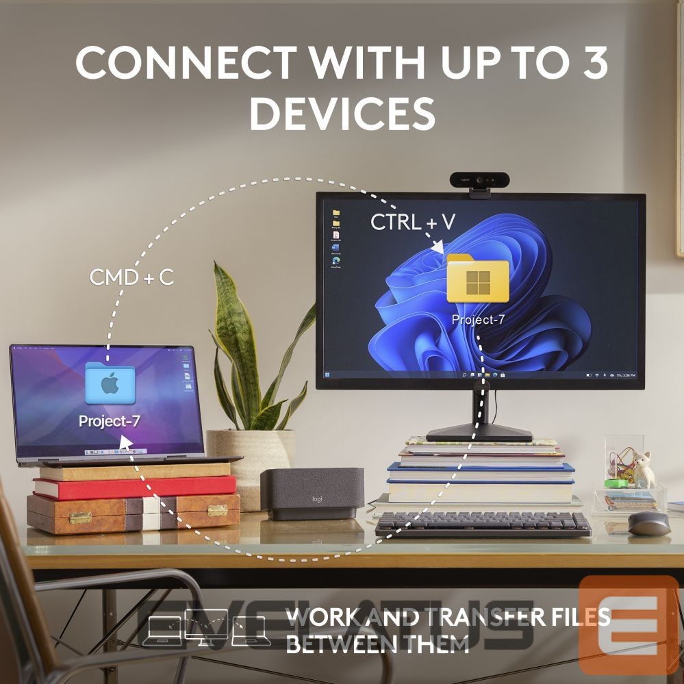 Arvutihiir Logitech MX Anywhere 3S Mouse - RF Wireless + Bluetooth, Laser, 8000 DPI, Graphite