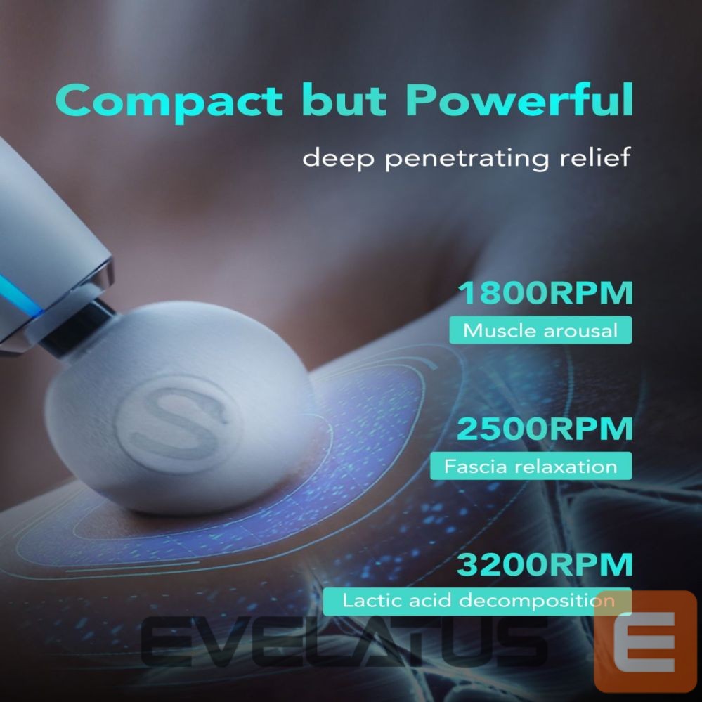 Masāžas ierīces SKG SKG F5-EN massage gun for the whole body - white