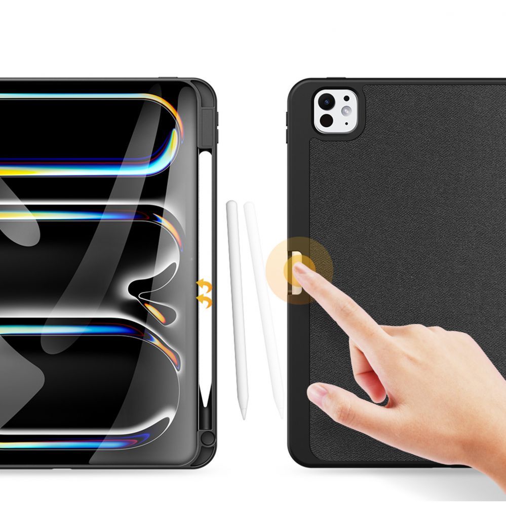 Tagakaaned Dux Ducis - Dux Ducis Domo flip and smart sleep case for iPad Pro 11" 2024 - black