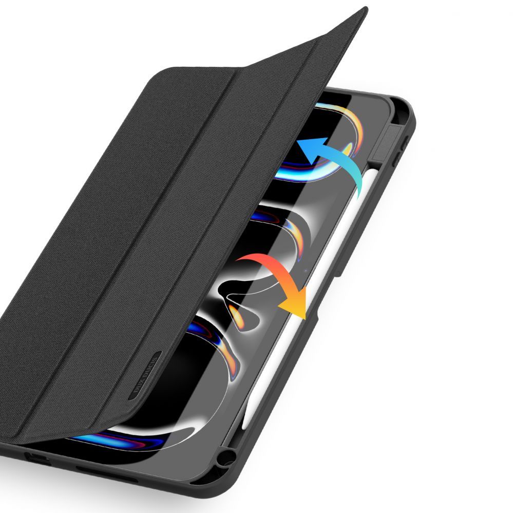 Tagakaaned Dux Ducis - Dux Ducis Domo flip and smart sleep case for iPad Pro 11" 2024 - black