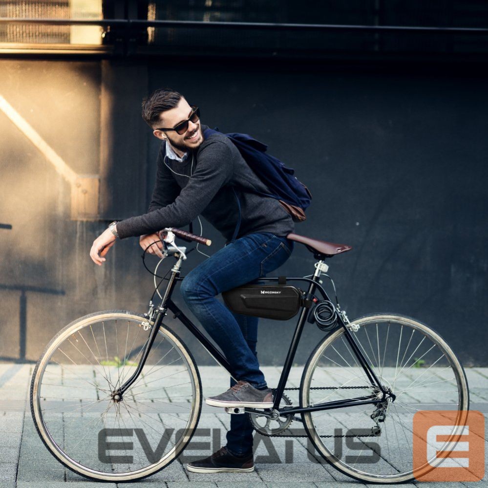 Jalgratta tarvik Wozinsky Wozinsky bike frame bag 1.5l black (WBB10BK)