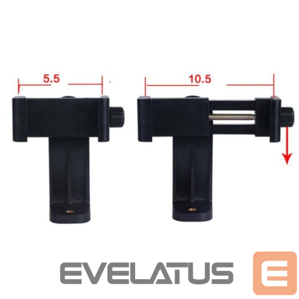 Camera accessory Hurtel Adjustable harness for a sports camera with a rotating tripod and a phone stand