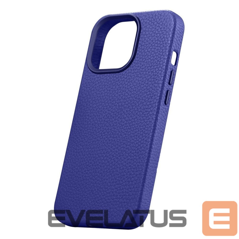 Tagakaaned iCarer iCarer Litchi Premium Leather Case iPhone 14 Pro Magnetic Leather Case with MagSafe Dark Blue (WMI14220710-DB)