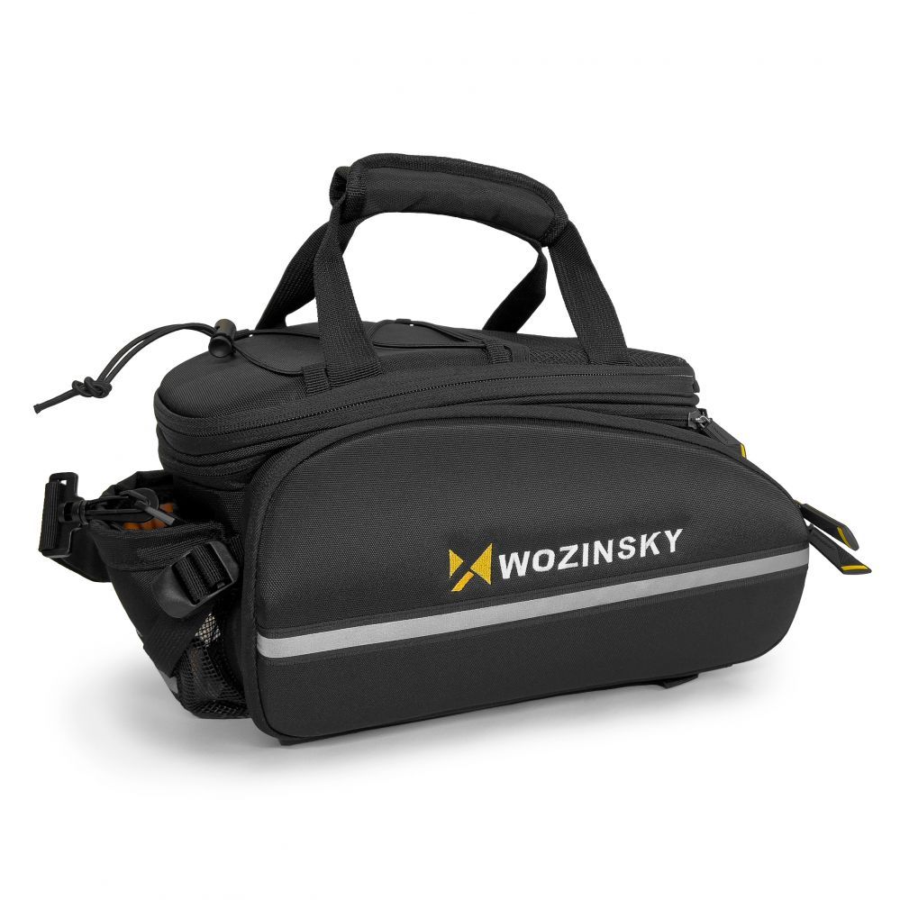 Bicycle accessory Wozinsky Wozinsky roomy bike carrier bag 35L (rain cover included) black (WBB19BK)