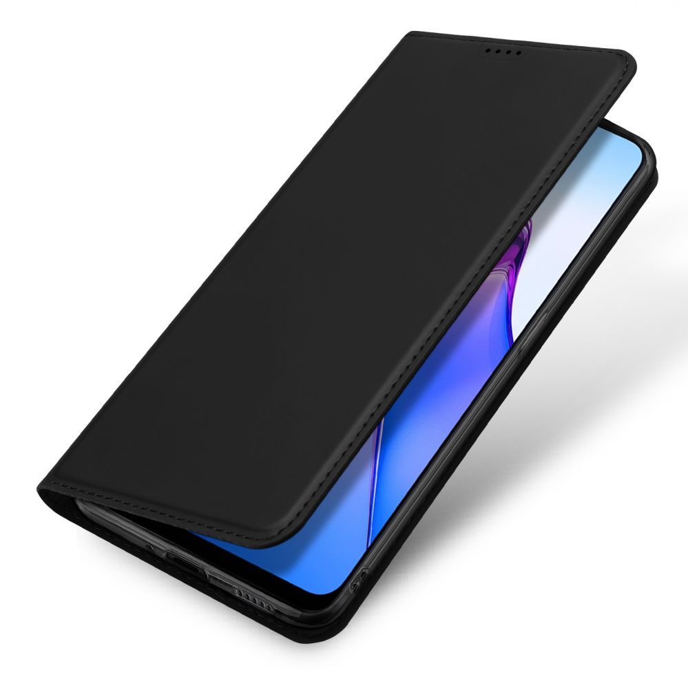 Tagakaaned Dux Ducis - Dux Ducis Skin Pro case for Oppo Reno 8 flip cover card wallet stand black