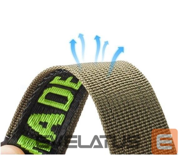 Rihm Dux Ducis Strap (Outdoor Version) strap for Apple Watch Ultra, SE, 8, 7, 6, 5, 4, 3, 2, 1 (49, 45, 44, 42 mm) nylon band bracelet Black Green