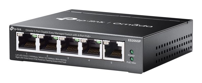Võrgulülitid TP-Link NET SWITCH 5PORT 10/100/1000M/OMADA ES205G